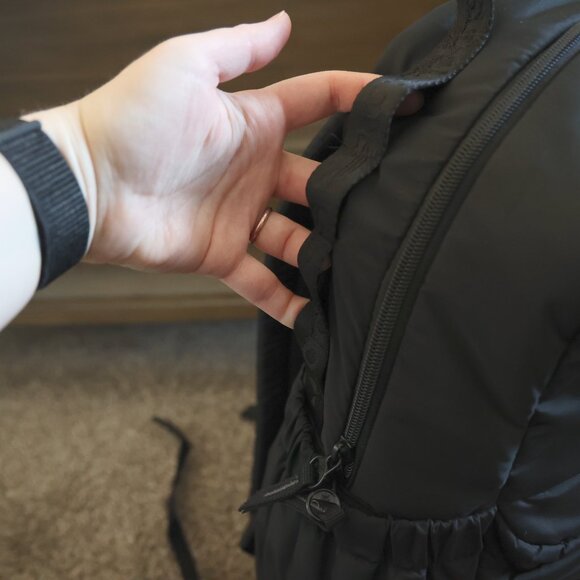 Adidas Originals Black Puffer Backpack - Picture 7 of 13